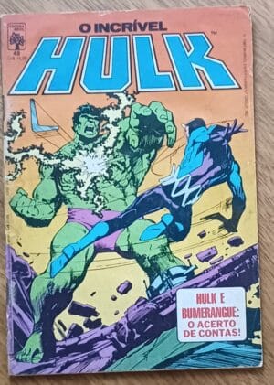 G19. Gibi Hulk 48 ed Abril 1987. Bumerangue Acerto de contas.