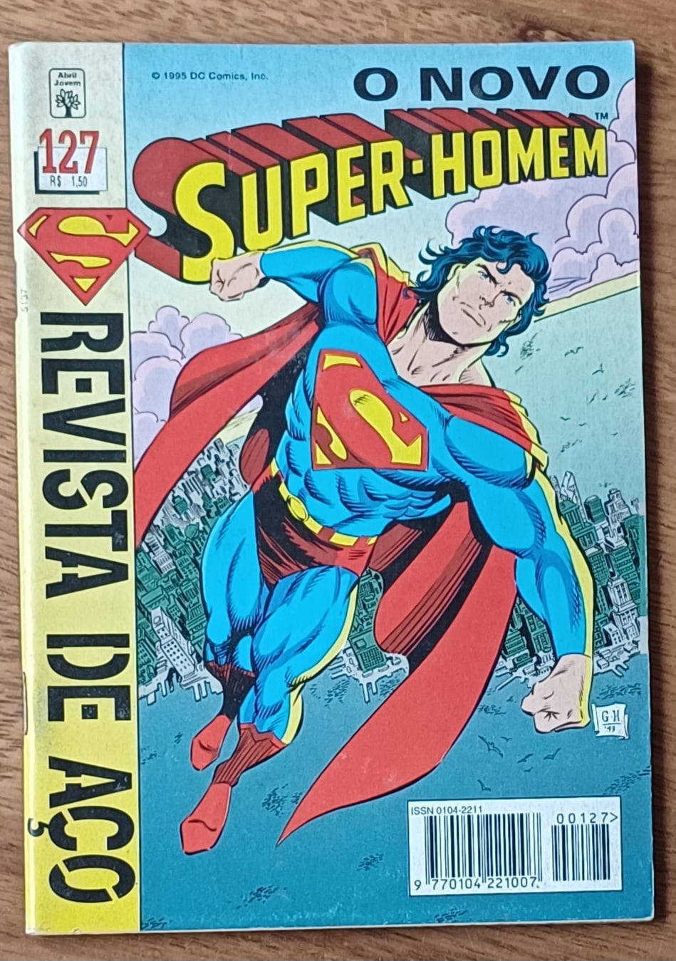 | Casa do Colecionador G19g. Gibi Super Homem 127 ed Abril 1995. Os profissionais.