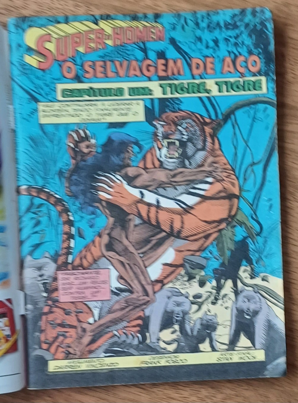 | Casa do Colecionador G19g. Gibi Super Homem 139 Abril 1996. Lobo de aço.
