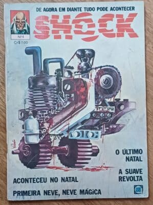 G24. Gibi Shock 4 ed RGE 1977. Suave revolta Aconteceu no Natal.