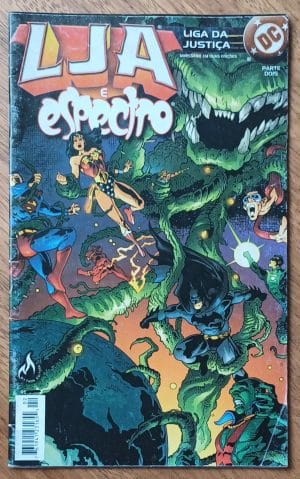G25g. Gibi Liga da justiça e Espectro 2 ed Mythos 2005. Guerra divina.
