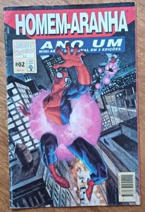 G26. Gibi Homem Aranha Ano um 02 ed Abril 1997. Espetaculares aventuras.