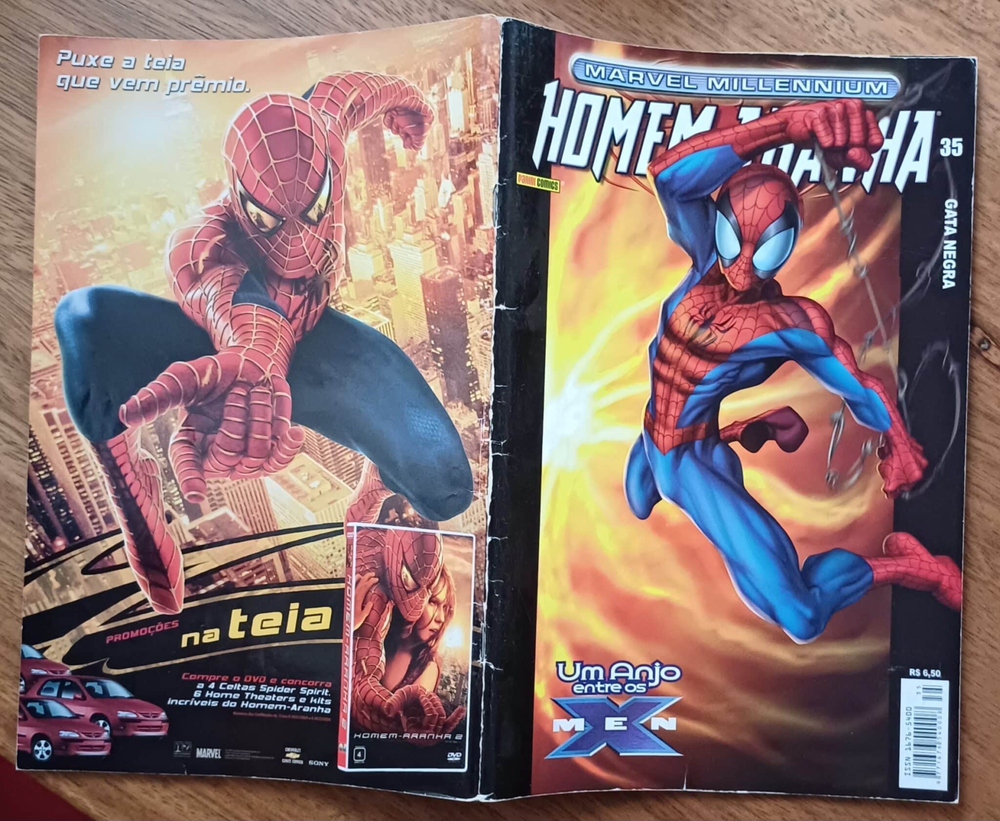 | Casa do Colecionador G26. Gibi Homem Aranha Marvel Millennium 35. Ed Panini 2004.