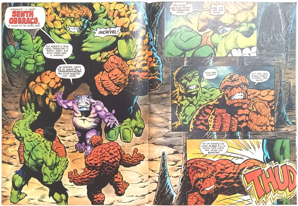 | Casa do Colecionador Graphic Marvel n° 1, Hulk e o Coisa: A grande mudança. Abril – 1990. HQ/Gibi raro.