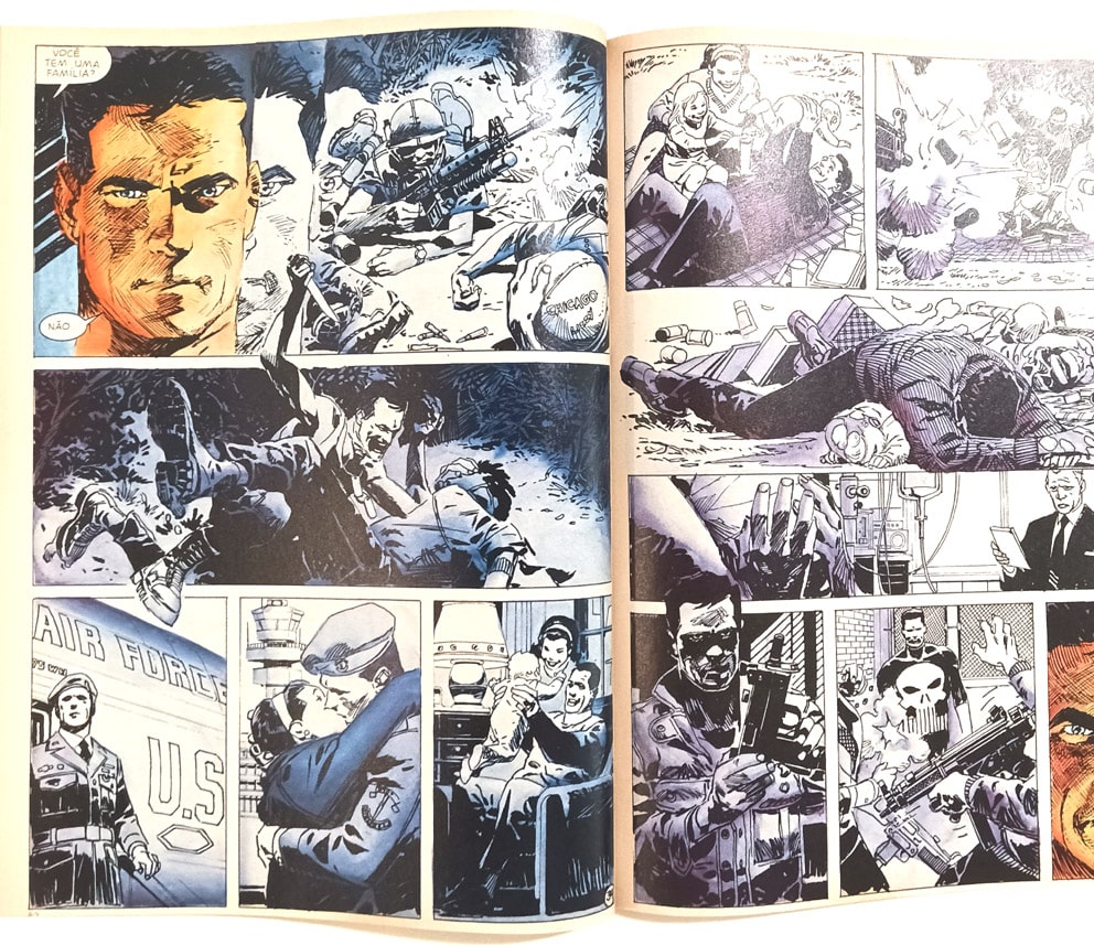 | Casa do Colecionador Graphic Marvel n° 2. Justiceiro: Corporação de Assassinos. Abril – 1990. HQ/Gibi raro.