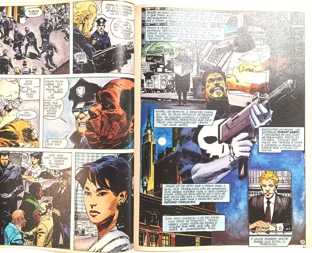 | Casa do Colecionador Graphic Marvel n° 2. Justiceiro: Corporação de Assassinos. Abril – 1990. HQ/Gibi raro.
