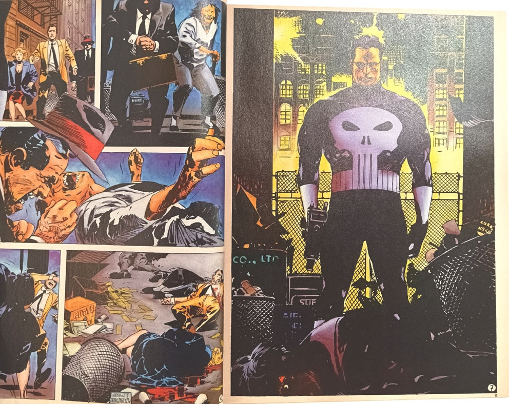 | Casa do Colecionador Graphic Marvel n° 2. Justiceiro: Corporação de Assassinos. Abril – 1990. HQ/Gibi raro.