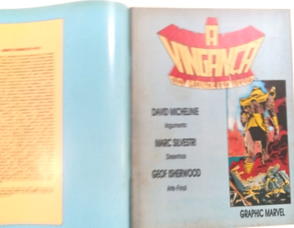 | Casa do Colecionador Graphic Marvel n° 3, A vingança do Monolito Vivo. Abril – 1990. HQ/Gibi raro.