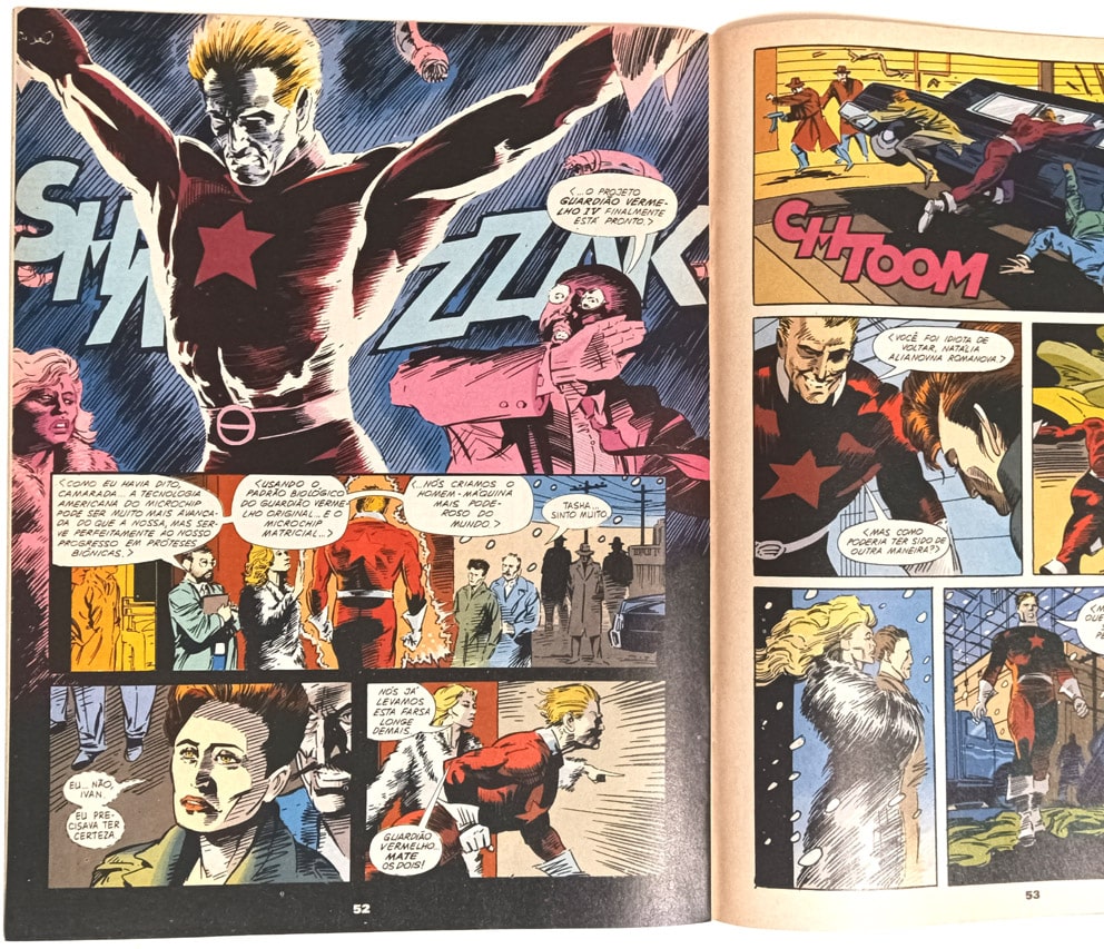 | Casa do Colecionador Graphic Marvel n° 7, Viúva Negra: A Mais Fria das Guerras. Abril – 1991. HQ/Gibi raro.