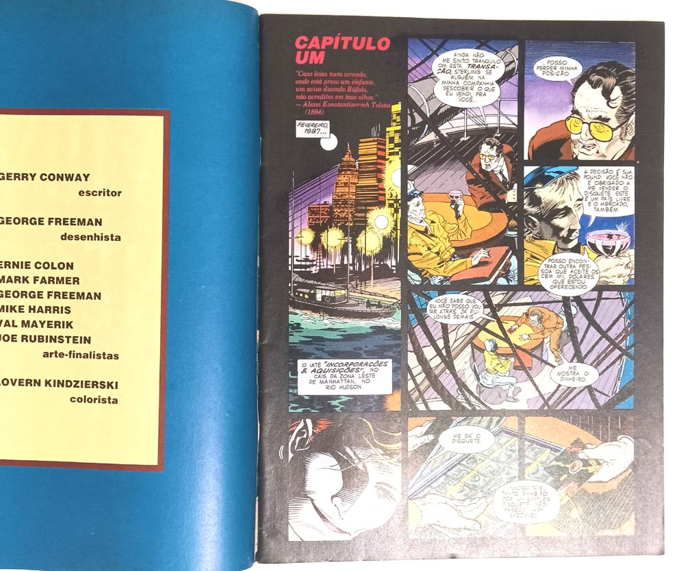 | Casa do Colecionador Graphic Marvel n° 7, Viúva Negra: A Mais Fria das Guerras. Abril – 1991. HQ/Gibi raro.