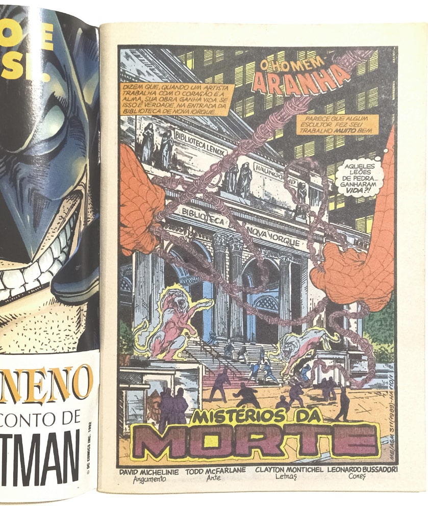 | Casa do Colecionador Homem-Aranha 1ª Série - n° 110 - Arco Inferno. Abril-1992. HQ/Gibi raro.