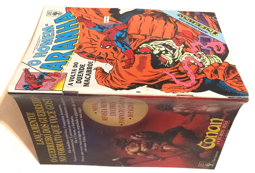 | Casa do Colecionador Homem-Aranha 1ª Série - n° 110 - Arco Inferno. Abril-1992. HQ/Gibi raro.