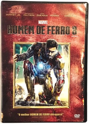 Homem de Ferro 3. DVD com Gibizinho e Folder