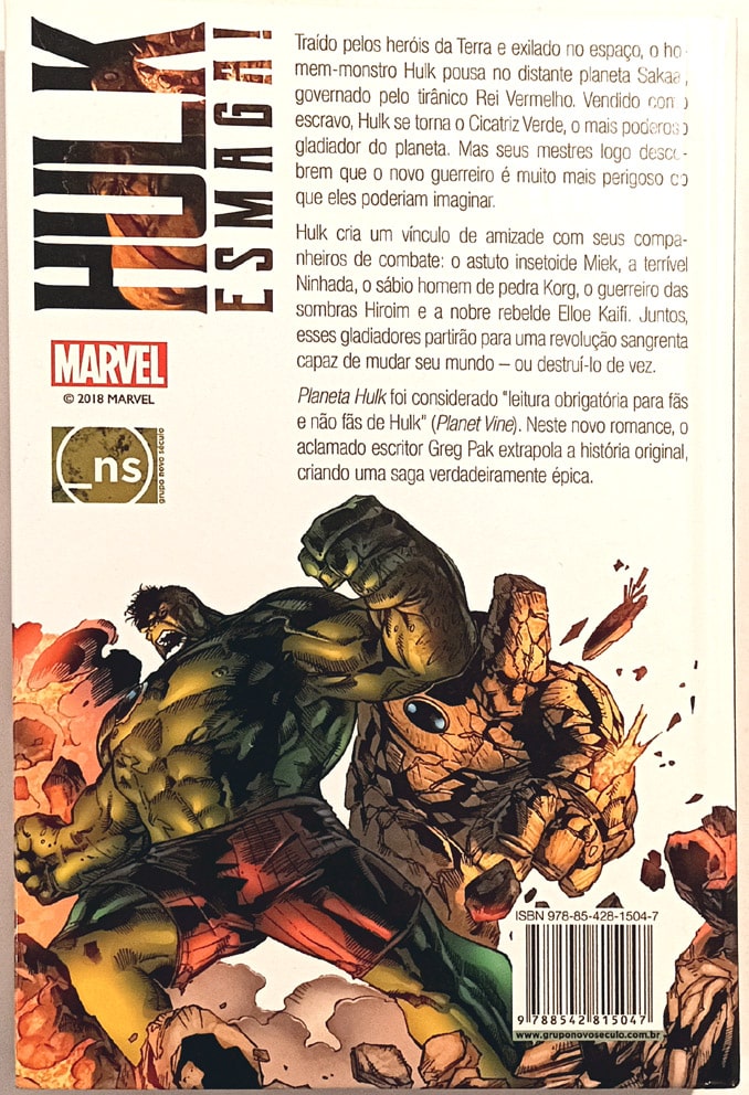 | Casa do Colecionador Hulk – Planeta Hulk. Novo Século - 2018.