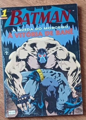 I26. Gibi Batman 1 ed Abril 1995. Queda do morcego Vitória de Bane.