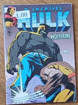 I26. Gibi Hulk 117 ed Abril 1993. Wolverine sem saída.