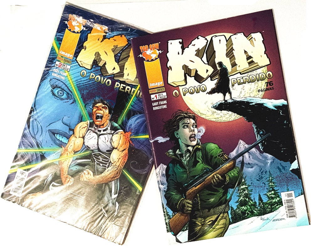 | Casa do Colecionador Kin – O Povo Perdido, nº 1 e 2 – série completa. Panini– 2006.