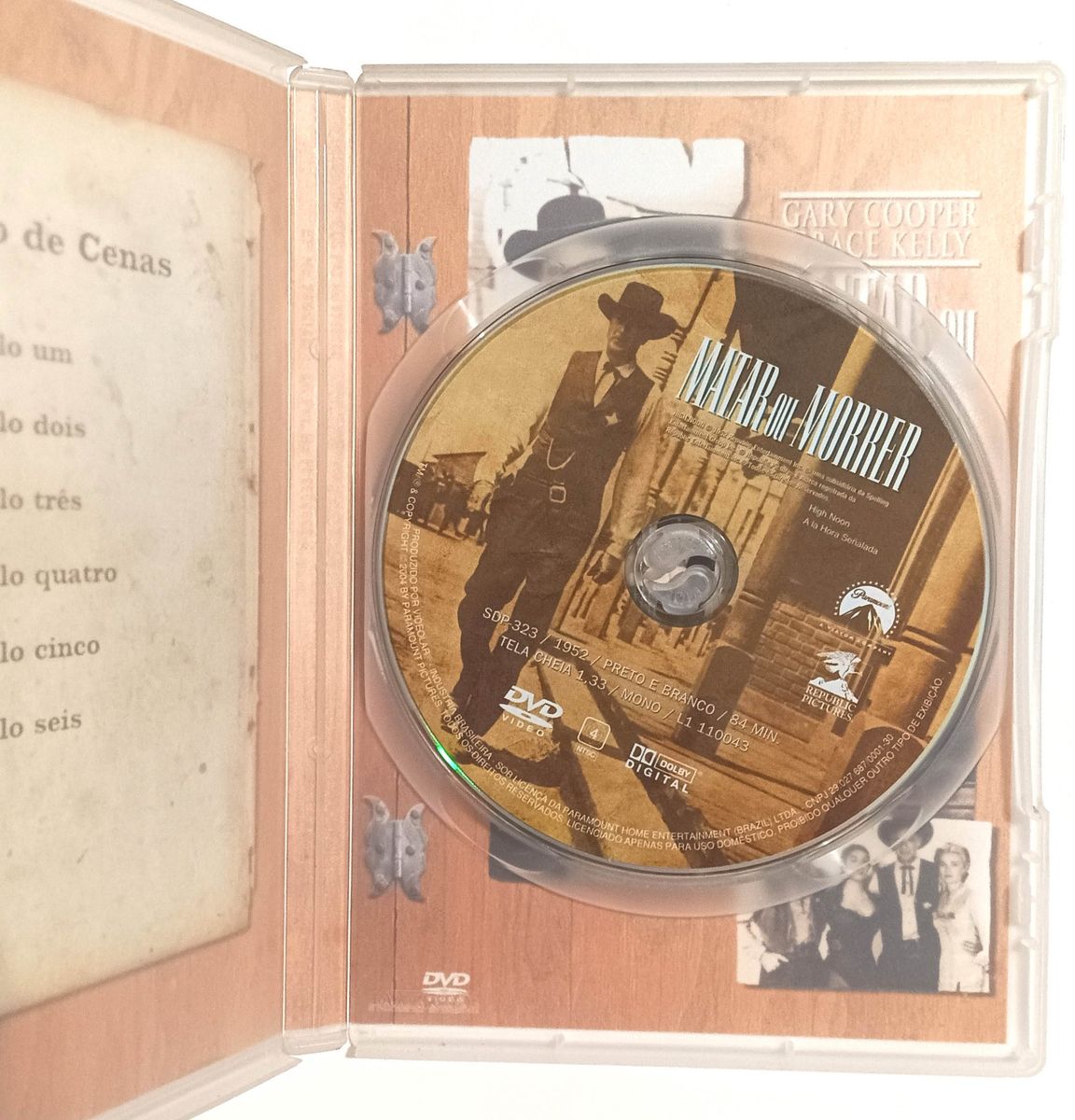 | Casa do Colecionador Matar Ou Morrer. Western Clássico. Gary Cooper E Grace Kelly. DVD