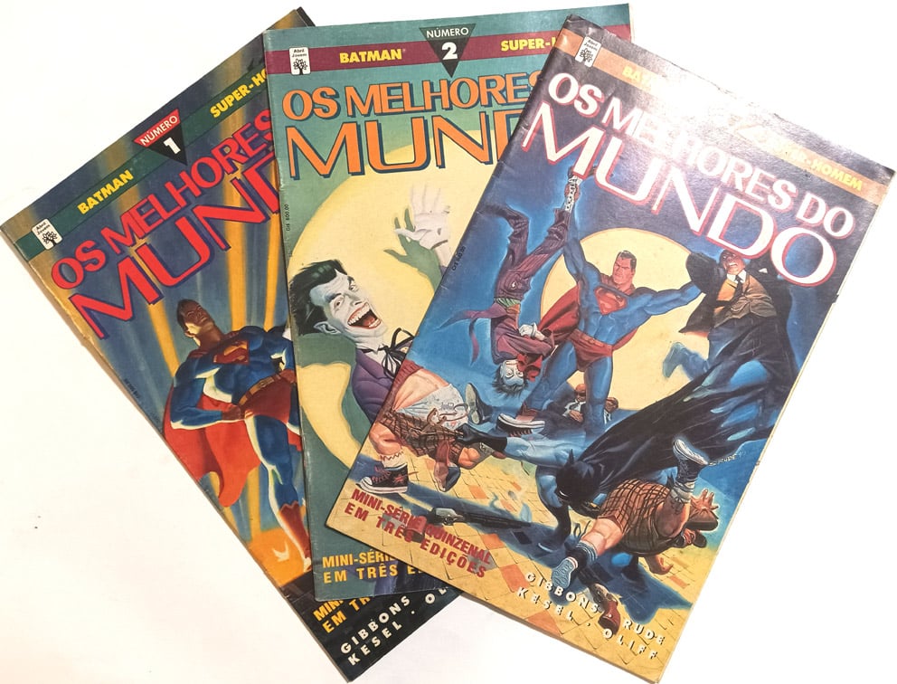 | Casa do Colecionador Os Melhores do Mundo, série em 3 edições completa. Abril-1991.