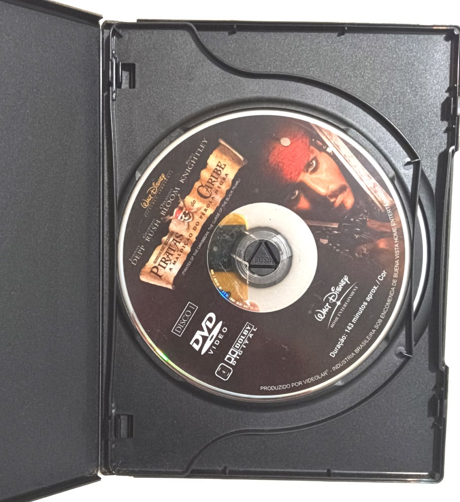 | Casa do Colecionador Os Piratas do Caribe, A Maldição do Pérola Negra. DVD Duplo