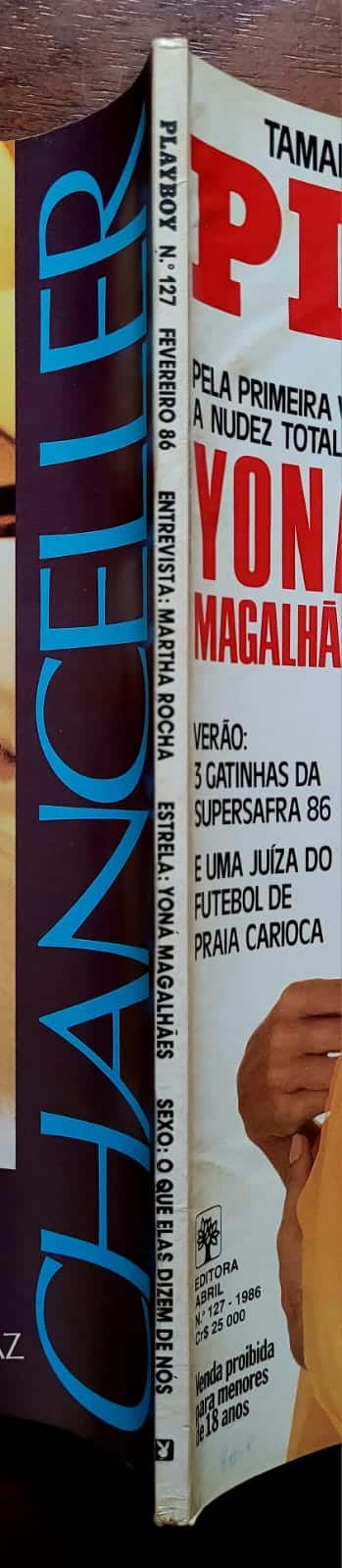 | Casa do Colecionador Playboy Nº 127 | Fevereiro/1986 | Yoná Magalhães | Sem Pôster | Estado Regular
