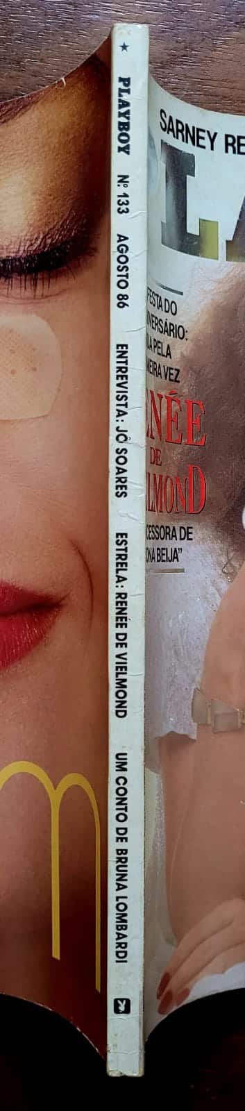 | Casa do Colecionador Playboy Nº 133 | Agosto/1986 | Renée de Vielmond | Pôster Teri Weigel | Edição de 11º Aniversário