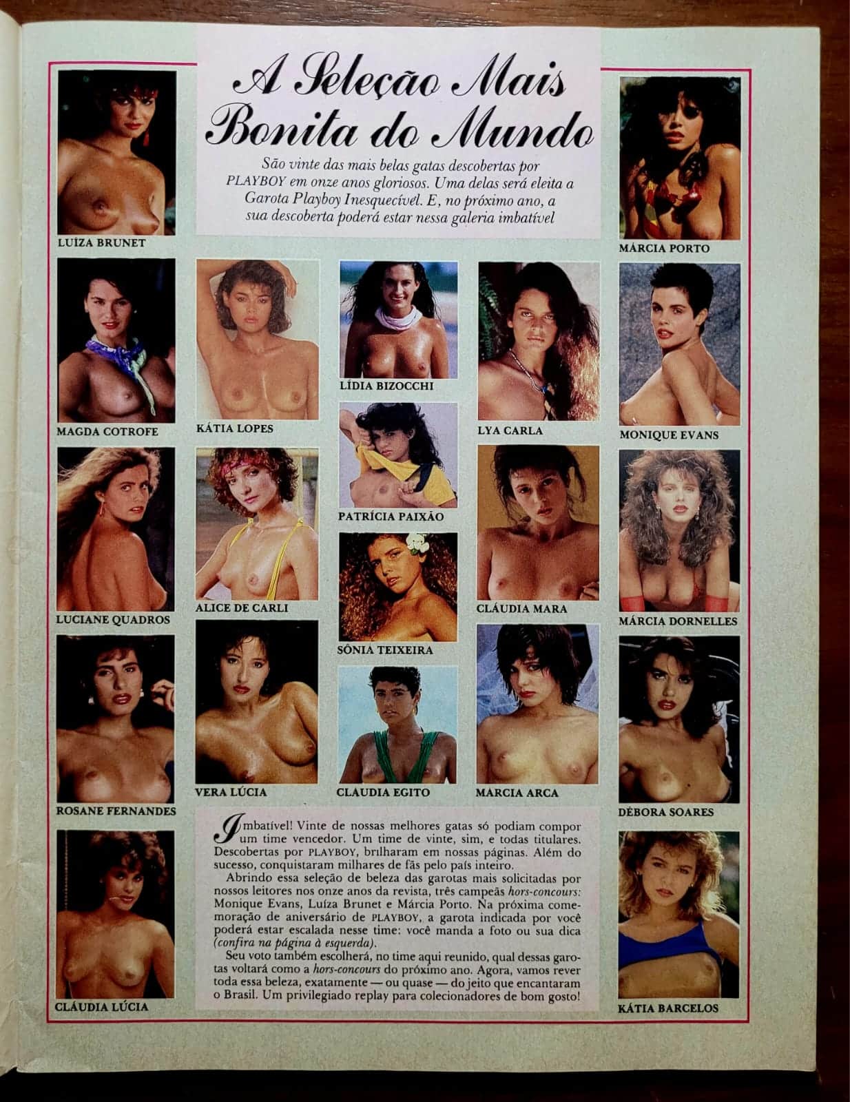 | Casa do Colecionador Playboy Nº 133 | Agosto/1986 | Renée de Vielmond | Pôster Teri Weigel | Edição de 11º Aniversário