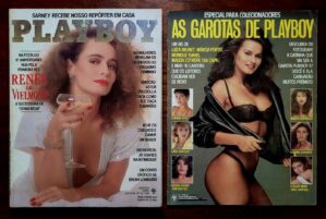 Playboy Nº 133 + Especial 133-A | Agosto/1986 | Renée de Vielmond | Pôster Teri Weigel | Edição de 11º Aniversário