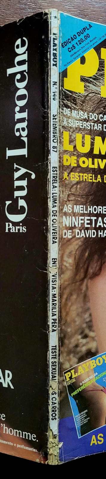 | Casa do Colecionador Playboy Nº 146 | Setembro/1987 | Luma de Oliveira | Sem Revista Extra e Sem Pôster | Exemplar de Assinante