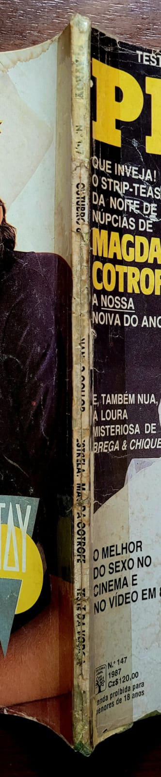 | Casa do Colecionador Playboy Nº 147 | Outubro/1987 | Magda Cotrofe | Pôster de Sachiko Presente | Edição Regular de Banca