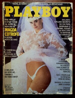 Playboy Nº 147 | Outubro/1987 | Magda Cotrofe | Pôster de Sachiko Presente | Edição Regular de Banca