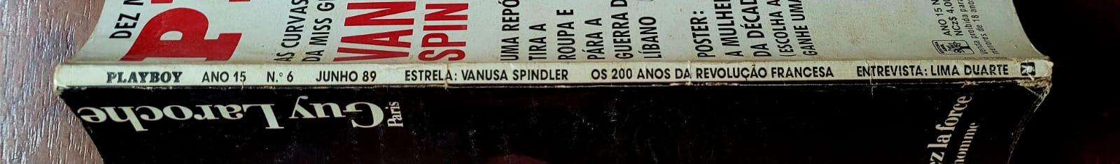 | Casa do Colecionador Playboy Nº 167 | Junho/1989 | Vanusa Spindler - Miss Grand Prix | Pôster Mulher da Década Presente