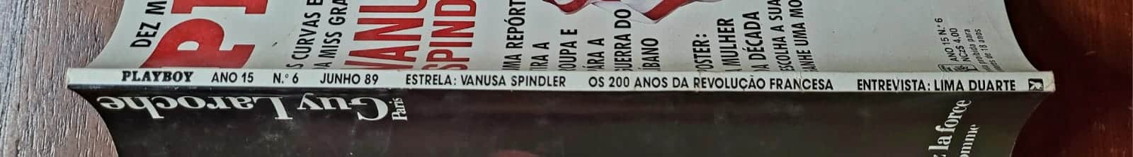 | Casa do Colecionador Playboy Nº 167 | Junho/1989 | Vanusa Spindler - Miss Grand Prix | Pôster Mulher da Década Presente