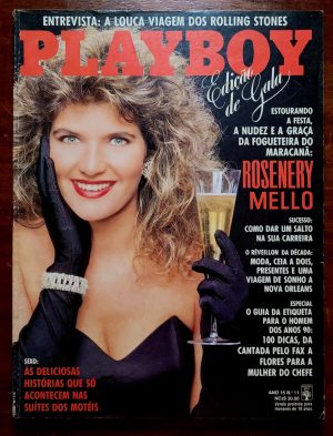 Playboy Nº 172 | Novembro/1989 | Rosenery Mello — Fogueteira do Maracanã | Pôster de Emily Arth Presente