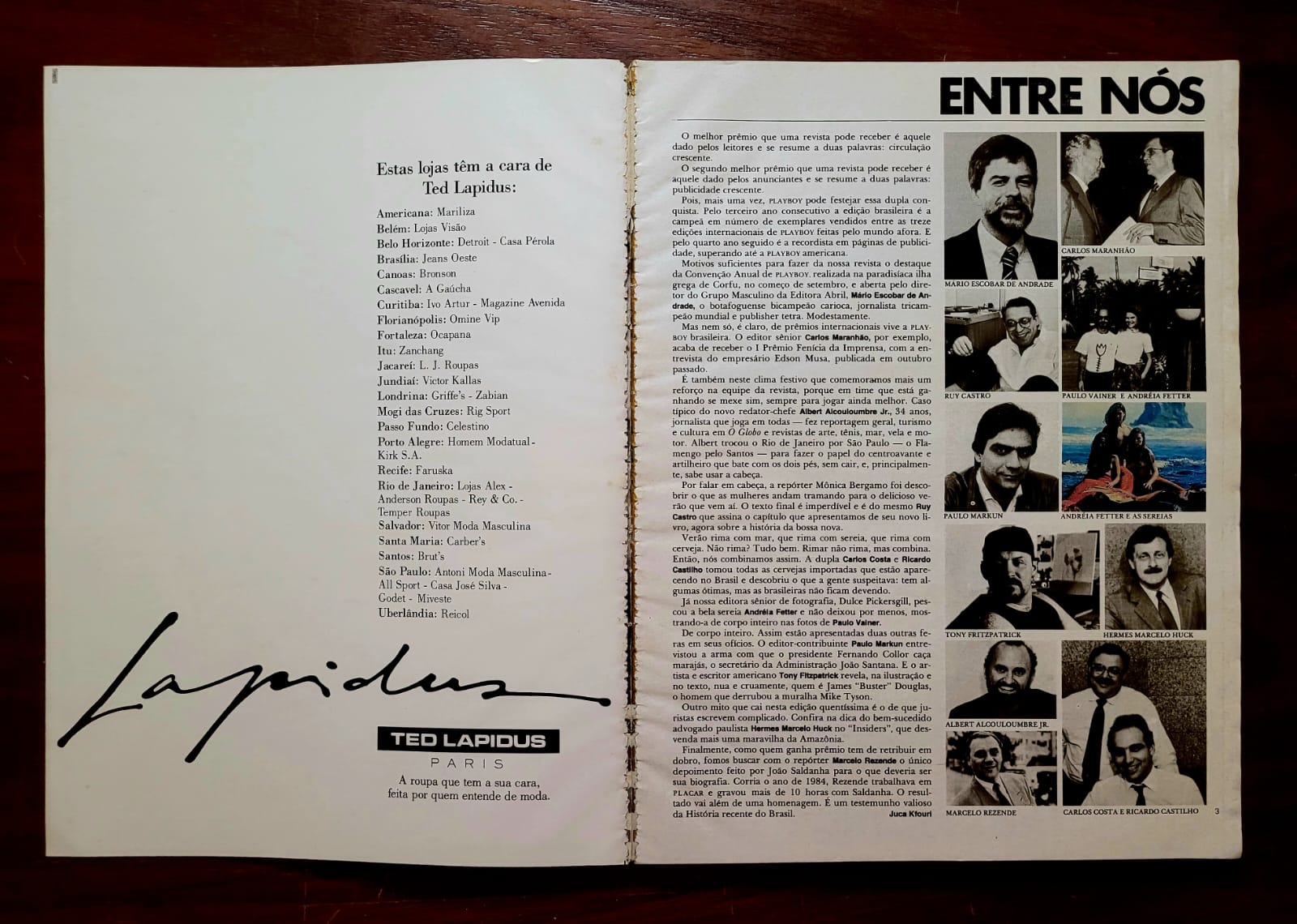| Casa do Colecionador Playboy Nº 183 | Outubro/1990 | Andréia Fetter | Pôster de Tina Bockrath Presente | Edição Regular de Banca