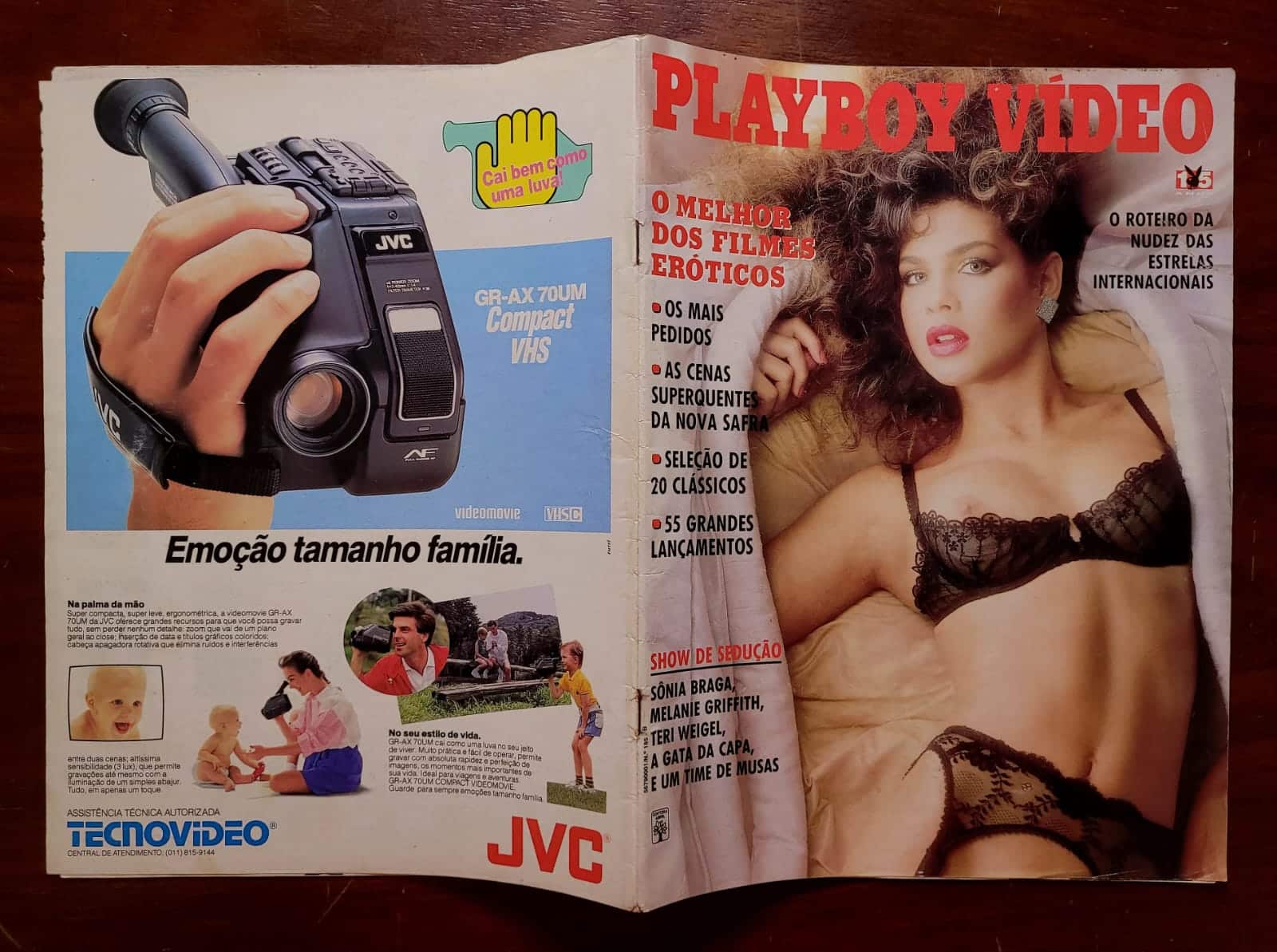 | Casa do Colecionador Playboy Nº 185-B | Edição Especial Playboy Vídeo | 1990 | Teri Weigel | Cinema, Musas e Clássicos do Vídeo