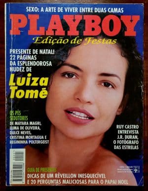 Playboy Nº 221 | Dezembro/1993 | Luiza Tomé | Edição de Festas | Assinante com Pôster