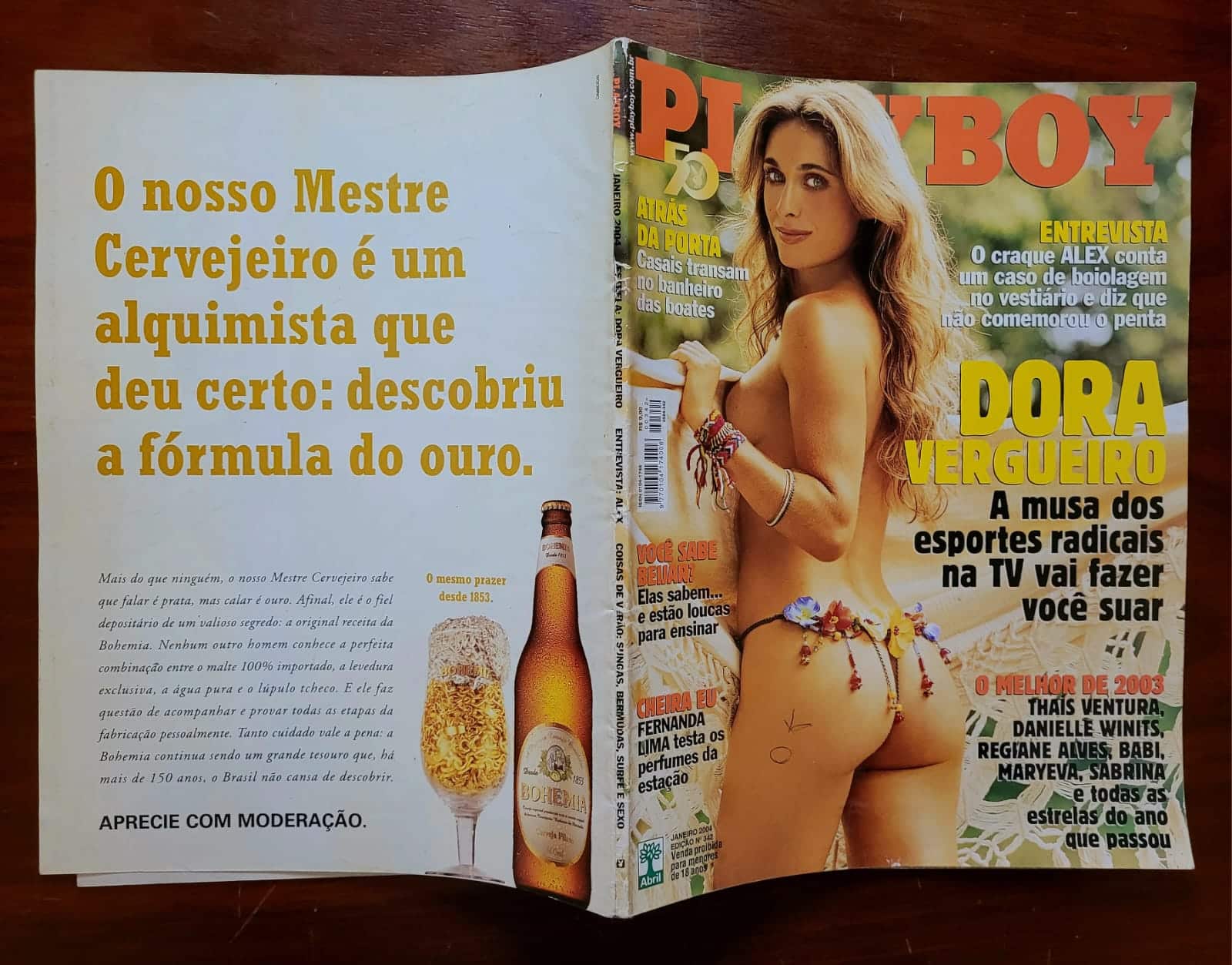 | Casa do Colecionador Playboy Nº 342 | Janeiro/2004 | Dora Vergueiro | Retrospectiva 2003 | Edição de Banca