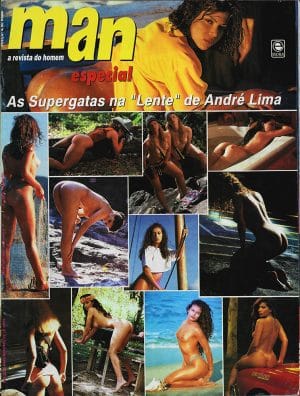 | Revista Man Especial -  As Supergastas na "Lente" de André Lima