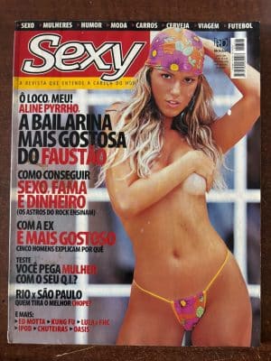 Revista Sexy N 307 - Aline Pyrrho - Julho 2005