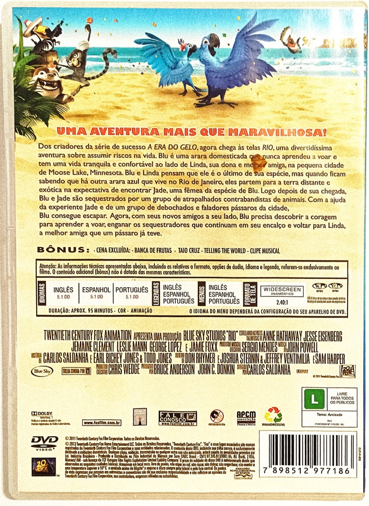 | Casa do Colecionador Rio. DVD
