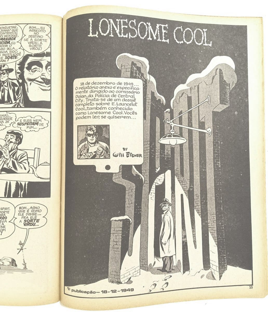 | Casa do Colecionador The Spirit - Gibi Especial n° 1: Rge -1975. HQ/Gibi raro.
