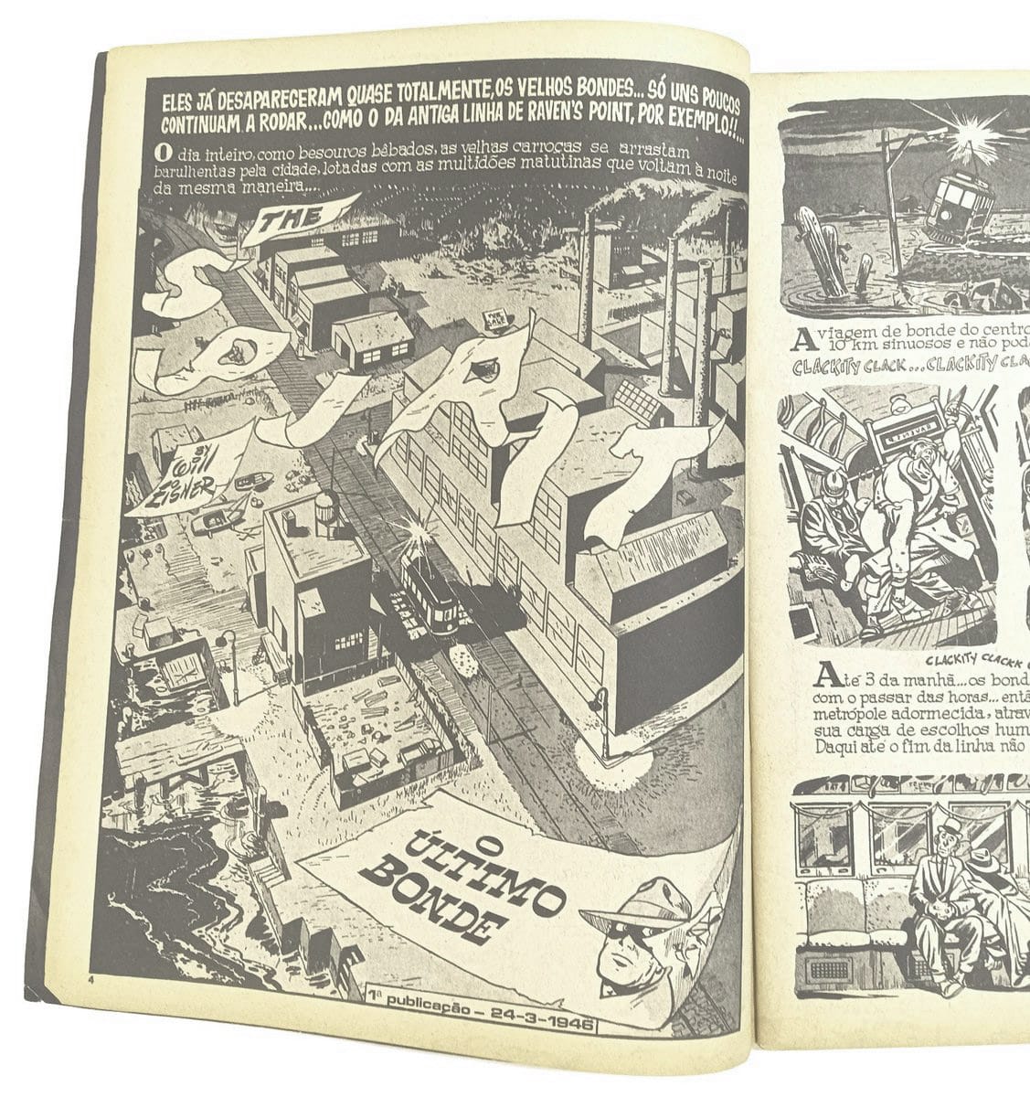 | Casa do Colecionador The Spirit - Gibi Especial n° 1: Rge -1975. HQ/Gibi raro.
