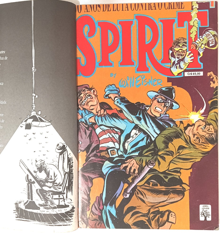 | Casa do Colecionador The Spirit - Histórias Clássicas de 1946. Abril – 1990. HQ/Gibi raro.