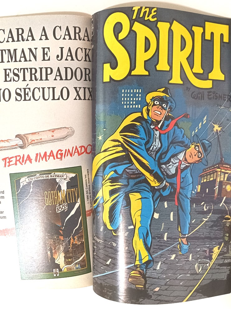 | Casa do Colecionador The Spirit - Histórias Clássicas de 1946. Abril – 1990. HQ/Gibi raro.