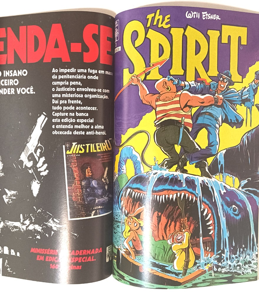 | Casa do Colecionador The Spirit - Histórias Clássicas de 1946. Abril – 1990. HQ/Gibi raro.