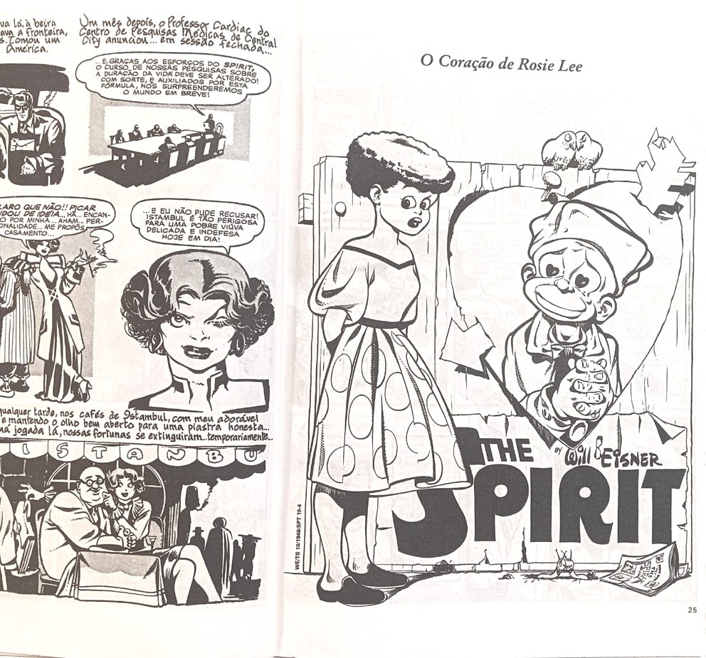 | Casa do Colecionador The Spirit n° 10. Abril-1991. HQ/Gibi