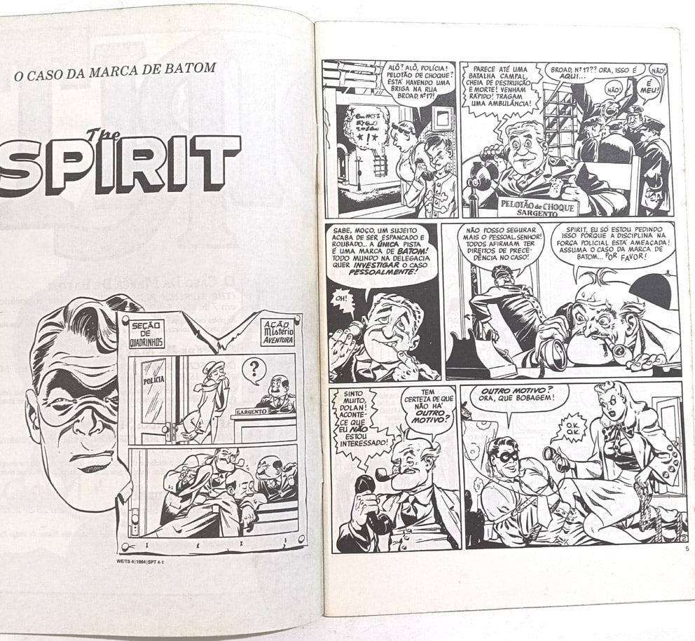 | Casa do Colecionador The Spirit n° 4. Abril-1990. HQ/Gibi