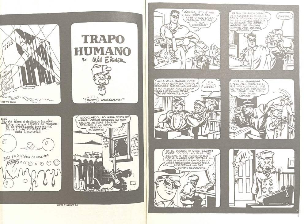 | Casa do Colecionador The Spirit n° 7. Abril-1990. HQ/Gibi