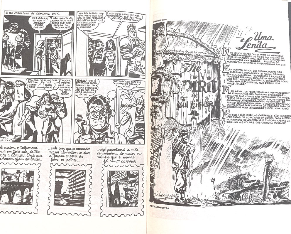 | Casa do Colecionador The Spirit n° 7. Abril-1990. HQ/Gibi